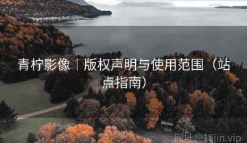 青柠影像|版权声明与使用范围(站点指南)
