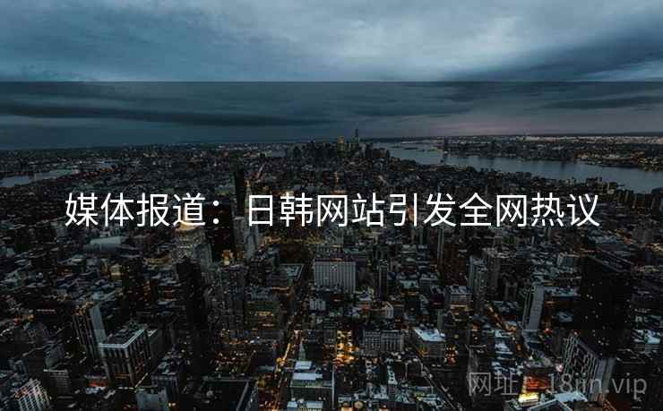媒体报道：日韩网站引发全网热议