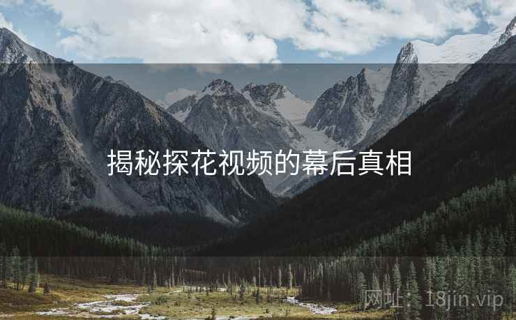揭秘探花视频的幕后真相 揭秘探花视频的幕后真相